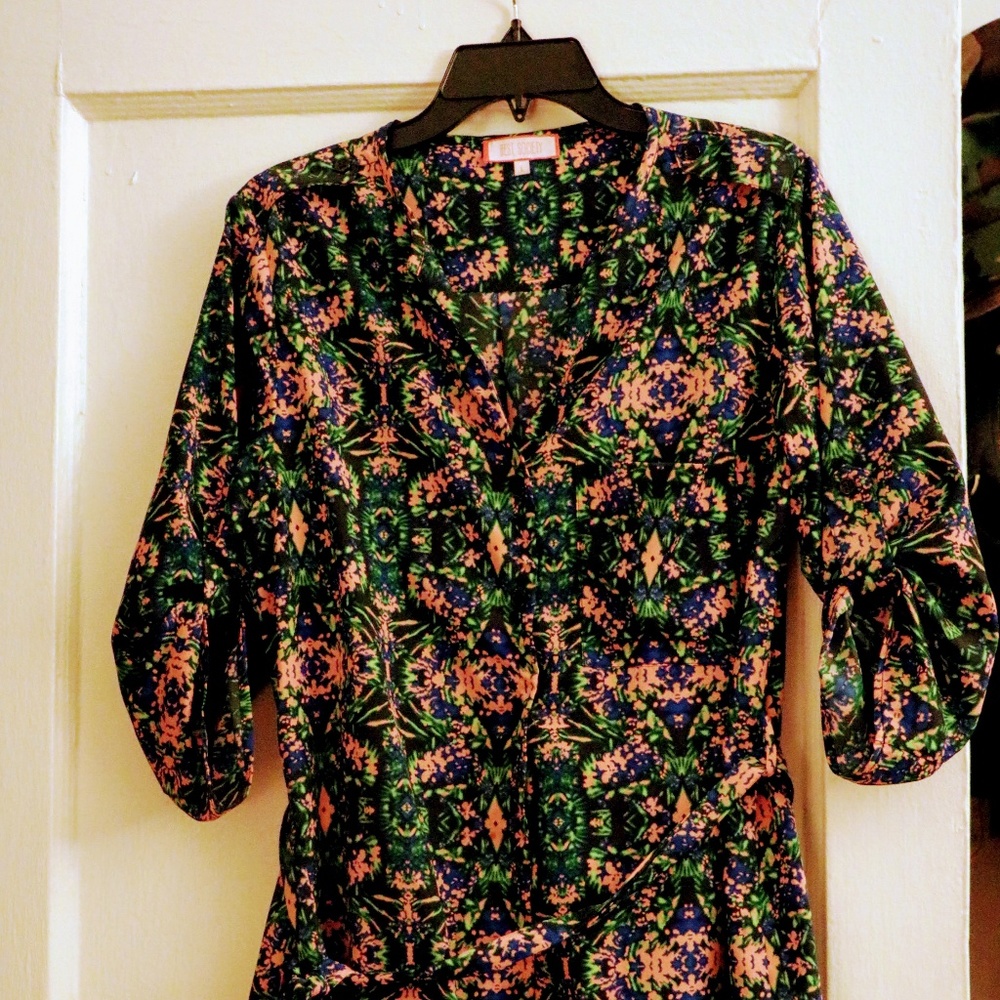 Best Society shirt dress